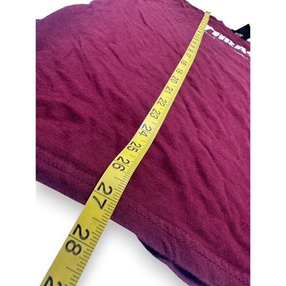 Thrasher Maroon Magazine Skateboarding Short Sleeve Size Large - Picture 5 of 7